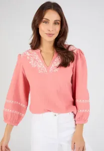 Блузка в богемном стиле Damart, Peach