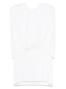 Мини-платье со сборками Bevza, белый