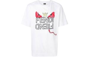 FENDI Футболка мужская белая