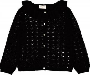 Кардиган Pia Baby Alpaga для девочек черного цвета LOUIS LOUISE
