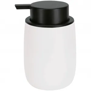 Дозатор мыла Kleine Wolke «Bonny», белый/черный