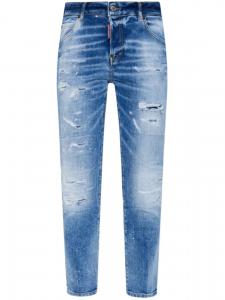 Джинсы DSQUARED2 из хлопка, синий