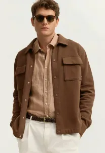 Mit druckknöpfen shirt Bugatti, Braun