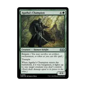 CCG Чемпион Агаты (U), MTG - Wilds of Eldraine