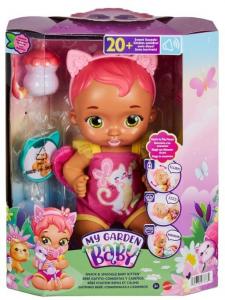 My Garden Baby Bobasek-Котенок Кормится и дремлет Розовая кукла со звуками