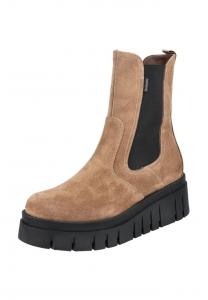 Ботильоны из замши/текстиля Nerogiardini, коричневый