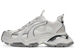 GG CC Low Top Футболка с потертостями и цветными блоками Спортивные массивные кроссовки Женские GG-CC, Белый