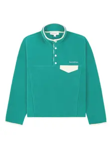 Толстовка с вышитым логотипом Sporty & Rich, зеленый