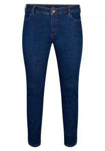 Джинсы облегающего кроя EMILY MIT NORMALER TAILLE Zizzi, темно-синий