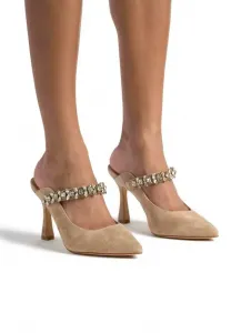 Мюли на каблуках Alma En Pena, Marrón Claro