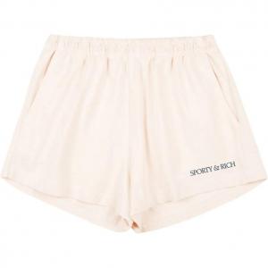 H&W Club хлопковые мини-шорты SPORTY & RICH, слоновая кость