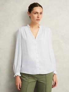 Блузка Rosalie с оборкой Hobbs, Ivory