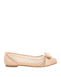Балетки Ballerina Ferragamo, бежевый