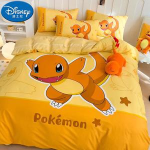 Disney Комплект постельного белья 1,8 м, 4 предмета, 200x230 см, 100% хлопок, Little Dragon