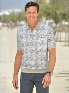 Рубашка-поло с короткими рукавами белого цвета с принтом WITT WEIDEN