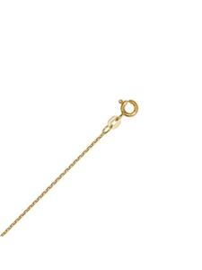 ONE ELEMENT Круглая цепочка-якорь из желтого золота 333 пробы, диаметр 1,20 мм