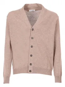 Кардиган на пуговицах с V-образным вырезом Kangra, светло-коричневый