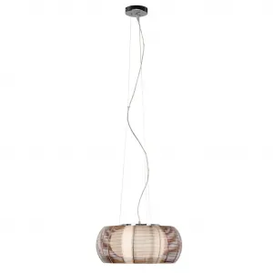 Подвесной светильник Relax E27 1 шт. Подвесная лампа 40 см бронза/хром Brilliant, Bronze/chrom