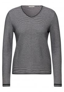 Тонкий вязаный свитер CECIL Sweater, черный