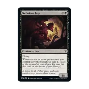 CCG Гнусный бес (C) (фольга), MTG - Commander Legends - Battle for Baldur's Gate