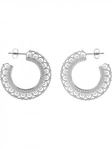 StyleBREAKER Серьги-кольца из серебра