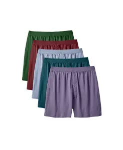 Боксеры хлопковые, 5 шт., большие размеры KingSize, мультиколор