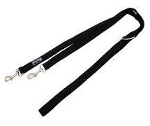 Мягкий тренировочный поводок Freedog, черный 200х2см Freedog, цвет черный