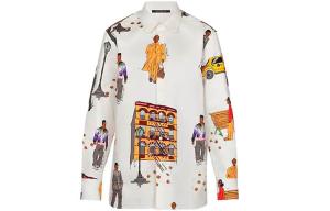 Новые квартальные продукты LV Shirt Men White Louis Vuitton, белый