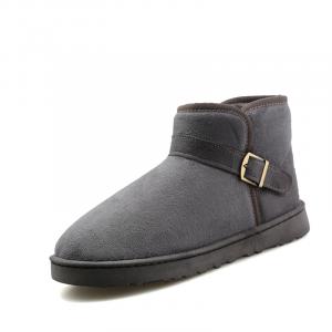 Ботинки Warm Wear Resistant Cushioning Height Increasing Slip Resistant Coverage Balance Short Snow Boots Unisex CariteSport, серый