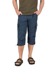 Timezone Свободные шорты-карго MILESTZ, комфортные/расслабленные, синего цвета