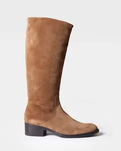 Женские замшевые сапоги на молнии Toni Pons, серый