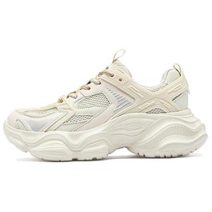 AGSDON Женские бежевые легкие массивные кроссовки на низком ходу, цвет Beige