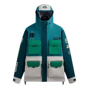 Куртка KITH x Columbia SS24 Wind Anorak 'Midnight Teal'