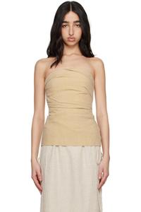 Бежевый топ-бандо Izel TOVE