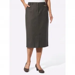 Классическая тканая юбка Classic, черный