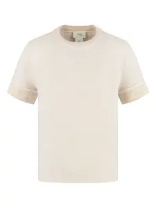 Футболка с логотипом FF FENDI KIDS, нейтральный