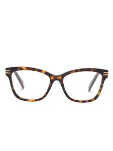 Bvlgari очки в оправе 'кошачий глаз' черепаховой расцветки, коричневый