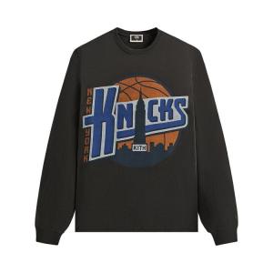 Футболка Kith For The New York Knicks City Vintage Long-Sleeve Tee, Black