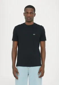 Футболка стандартного кроя, базовая футболка Armani Exchange, Deep Navy