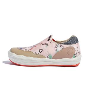 Кеды, скейтборд обувь женская низкая U.In, цвет Pink love