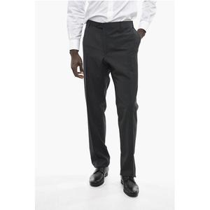 Брюки ACADEMY из эластичной шерсти с узором Pin Check Corneliani, Gray