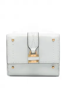 Кожаный кошелек Paddington Chloé, синий