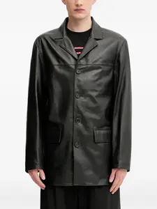 Кожаная куртка на пуговицах 1017 ALYX 9SM, черный