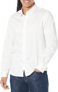 Мужская рубашка с длинным рукавом Luxe Stretch GUESS, Pure White