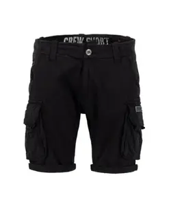 Узкие шорты-карго Alpha Industries, черный
