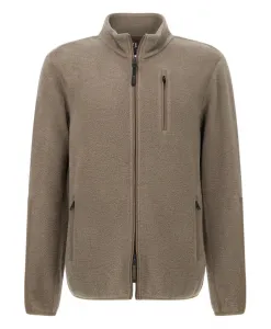 Толстовка-Тедди на молнии по всей длине Boggi Milano, бежевый