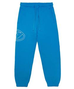 Детские спортивные штаны DIESEL с логотипом бренда, расположенным в одной точке.