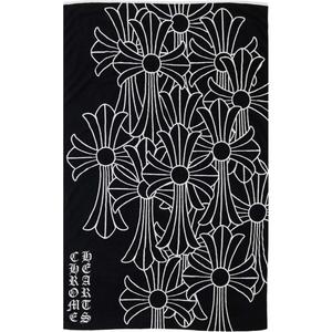 Пледы, пледы накидки и флисовые одеяла Chrome Hearts, черный