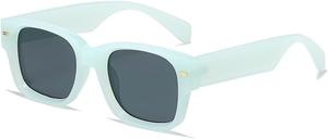 Роскошные солнцезащитные очки для женщин и мужчин, популярные солнцезащитные очки в винтажном стиле панк, для активного отдыха и вождения, защита от ультрафиолета UV400 2451 Melrose, Blue