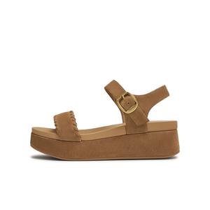 Коллекция Hazelnut Ice Cream сандалии на одной застежке 5 см женские Teenmix, коричневый